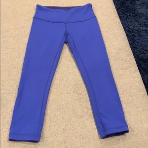 lululemon blue/purple crops !!